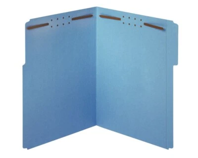 Pendaflex  Folders, Blue, 2-fast, Letter, 1/3 Tab, 50/BX (22040GW) 1-CS of 5bx - Image 1 of 4