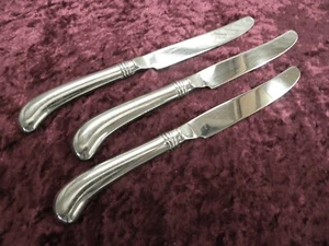 Cuchillos de cena Bradford con 3 empuñaduras de pistola Retroneu 18/8 acero inoxidable Corea BRILLANTES - Imagen 1 de 4