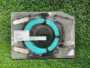 New (Open Box) INTEL 952420 QSFP28 100G ACTIVE OPTICAL CABLE 10M - Good Conditio - Picture 1 of 12