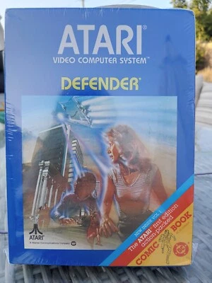 Defender Atari 2600/VCS/Warner Communications Co. NEW 1981 Box WITH Manual - Image 1 of 3