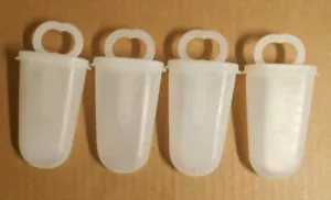 Tupperware Popsicle Ice Tups Molds Replacements Vintage Lot of 4 L10 - Picture 1 of 5
