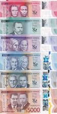 Jamaica SET 6 UNC 50 100 -2000 5000 Dollars 2022 / 2023 P 96 97 98 99 100 101 NR