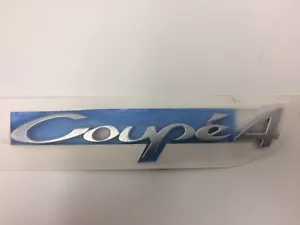 Genuine HSV V2-VY 2002-2004 Coupe 4 " Coupe 4 Boot Badge " - Picture 1 of 1