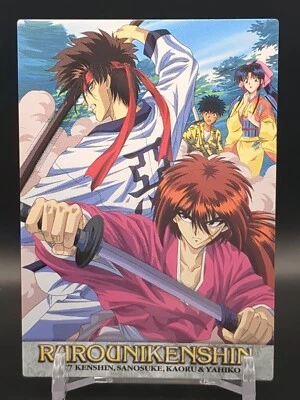 Himura Kenshin Kaoru Yahiko Sanosuke #147 Rurouni Kenshin Carddass Card 1997 TCG - Image 1 of 4