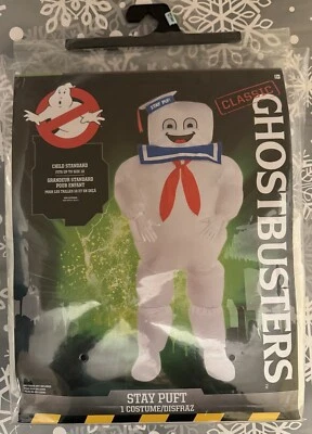 Ghostbusters Stay Puff Costume - Child Standard Up To Size 10 Foto 1 de 2