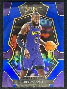 LEBRON JAMES 2022-23 Panini Select Premier Level Blue Prizm Parallel | Lakers - Bild 1 von 2