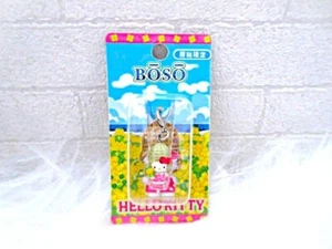 HELLO KITTY VINTAGE KEYCHAIN CHARM ZIPPER MASCOT VINTAGE GOTOCHI BOSO CHIBA NUTS - Picture 1 of 2