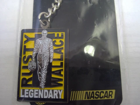 Rusty Wallace Legendary Keychain New in Package Cover
