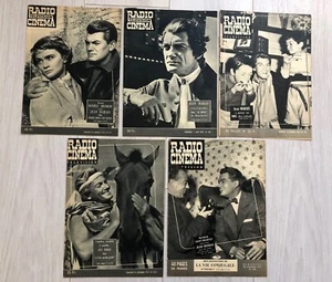 7x TELEVISION RADIO CINEMA Jean Marais (Parutions 1953 à 1959) - Picture 1 of 2