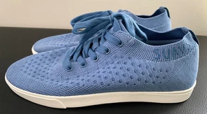SUAV Zilker Gummisohle blau niedrig waschbar Mesh Schnürschuhe Damen 7/38 Herren 5 Schuhe - Bild 1 von 6