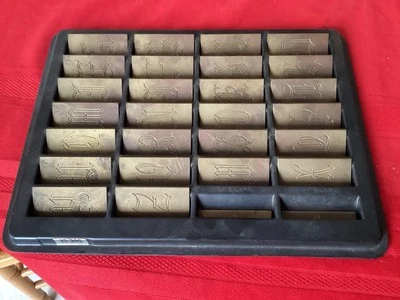 new hermes engraving fonts 1-17/32 Old English 35-365 - Image 1 of 4