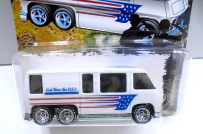 Autocaravana Hot Wheels CS Customs Stangler God Bless The USA firmada 1 de 15 Foto 1 de 3