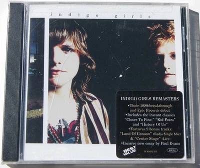 INDIGO GIRLS s/t CD expanded, remaster US Epic, SEALED w/ hype, Free US Shipping Foto 1 de 2