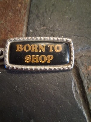 VTG Born To Shop Key Ring  - Image 1 of 4