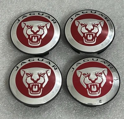 Tapas centrales rojas Jaguar X XJ XF XK F-Pace S-Type OEM 2004-2022 FX23-1A096-AA Foto 1 de 4