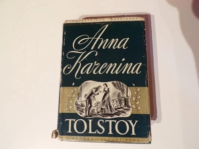 Anna Karenina Leo Tolstoy Modern Library Hardcover Classic Book Vintage 1950 DJ - Image 1 of 4