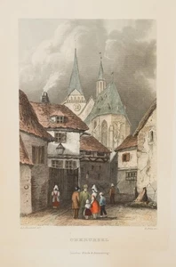 BRICE (19.Jhd) nach SHEPHERD (19.Jhd), Gasse bei St. Ursula, Oberursel, Sst. - Bild 1 von 4