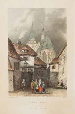 BRICE (19.Jhd) nach SHEPHERD (19.Jhd), Gasse bei St. Ursula, Oberursel, Sst. - Bild 1 von 4