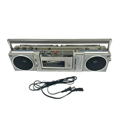 JVC RC S55JW Mini Ghettoblaster tragbare Kassette CQ-55K Band teilweise funktionsfähig LESEN - Bild 1 von 4