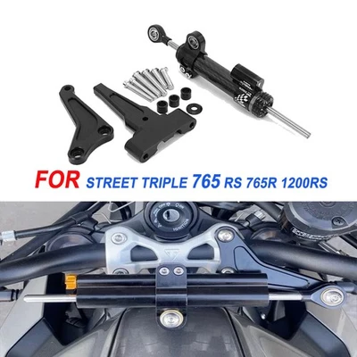 Amortiguador estabilizador amortiguador de dirección de choque para Street Triple 765 RS 765R 1200RS Foto 1 de 4