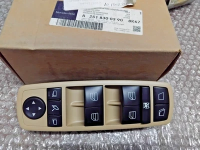 Interruptor de control de ventana eléctrica original Mercedes GL350 GL450 GL550 A2518300590 Foto 1 de 4