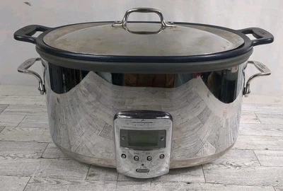 Olla de cocción lenta de acero inoxidable de 7 cuartos de galón All-Clad serie SC01  Foto 1 de 4