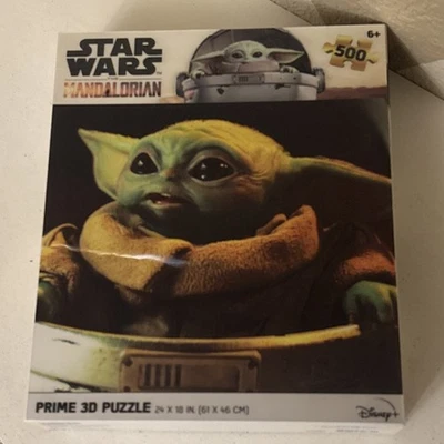 Rompecabezas 3D Star Wars Mandalorian Baby Yoda sellado 500 piezas edades 6+ Foto 1 de 4