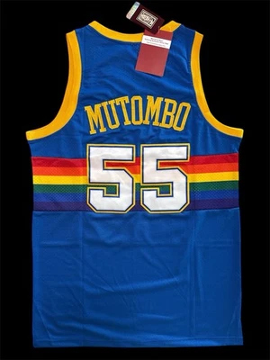 NWT’s Denver Nuggets Dikembe Mutombo Men’s Jersey Size XL - Image 1 of 4