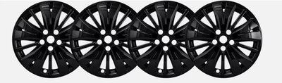 FITS SOME 2017-2020 Nissan Pathfinder 18" Gloss Black Wheel Skins IMP-488BLK SET - Image 1 of 2