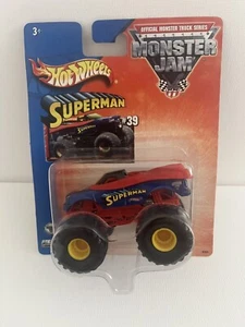 Hot Wheels Monster Jam 2003 Superman #39 1:64 diecast New-Sealed - Picture 1 of 5