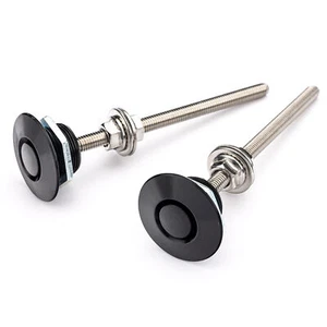 2 x Pitking Products Quick Release Black Clip, Push Button Release (Bonnet/Body) - Afbeelding 1 van 6