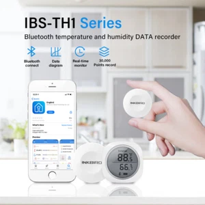 INKBIRD Bluetooth Temperature Humidity Sensor Digital Data Logger Thermometer - Picture 1 of 47