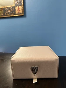 Brighton Follow Your Heart Two Tier Small faux Leather Jewelry Box - Picture 1 of 11