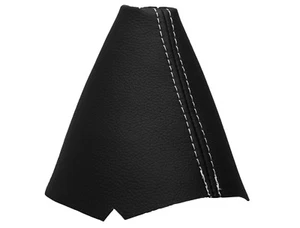 LAND ROVER DISCOVERY (98-04) - Soufflet Levier De Réduction Cuir - Couture Blanc - Picture 1 of 1