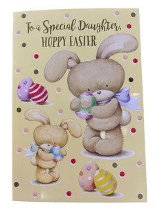 Easter Greeting Card- To A Special Daughter, Hoppy Easter - Bild 1 von 4