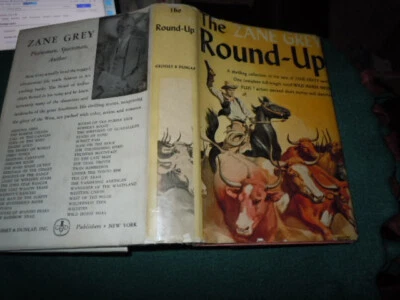 The Zane Grey Roundup. 1943 HC/DJ.  Grosset & Dunlap - Image 1 of 4