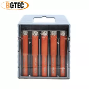 5 pezzi punte diamantate 10/12 mm marmo granito pietra calcestruzzo piastrelle trapano a secco - Foto 1 di 12