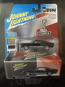 Johnny Lightning Pro Collector Storage Tin 1968 Shelby GT-350 Raven Black - Picture 1 of 1