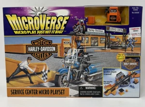 Microverse Harley Davidson Service Center Micro Playset (1996) KENNER NEW - Picture 1 of 5