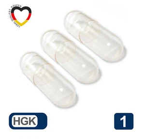 Cápsulas vacías 100 - 20.000 cápsulas de gelatina tamaño 1 cápsulas vacías transparentes - Imagen 1 de 72