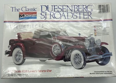 VTG (1979) 1934 Duesenberg SJ Roadster MONOGRAM 2302  1:24 Luxury Car Model Kit - Image 1 of 4
