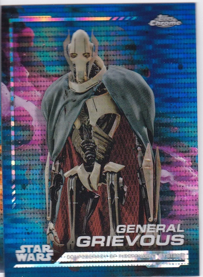2024 Star Wars Chrome Breakers Delight Blue Pulsar Refracto 135 General Grievous - Image 1 of 1