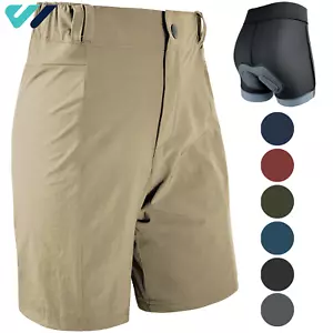 Wulibike Pantaloncini Donna Mountain Bike 2 in 1 Imbottiti Ciclismo con Tasche con Cerniera - Foto 1 di 53