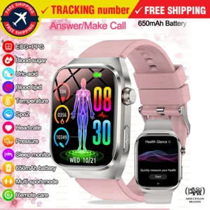 EKG Smartwatch Damski BT Call Tętno Krew Damski Sportowy Smartwatch AI Głos - Zdjęcie 1 z 18