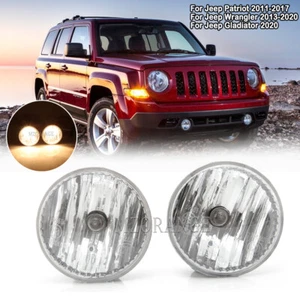 2PCS Fog Light Lamp For Jeep Patriot 2011-2017 Wrangler 2013-2020 Gladiator 2020 - Bild 1 von 12