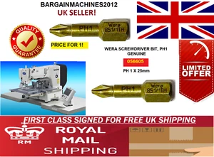 BROTHER BAS WERA SCREWDRIVER BIT 056605 GENUINE INDUSTRIAL SEWING MACHINE PART - Picture 1 of 4