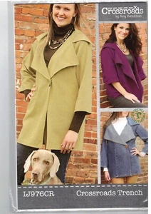 Jacket Pattern Crossroads Trench Amy Barickman New Uncut Sizes S - XL - IJ976CR - Picture 1 of 1