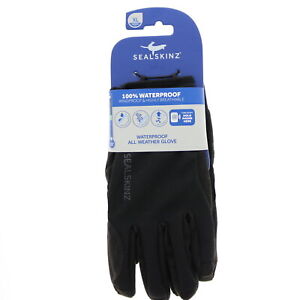 Seal Skinz Waterproof All Weather Warm Gloves~ Size XL Black ~ New
