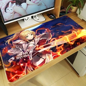 Fate/Grand Order Mordred Anime Large Mouse Pad Mat Gaming Playmat Keyboard Pad - Picture 1 of 4