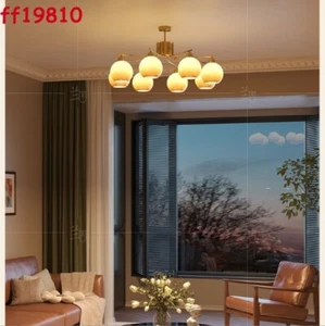 Bauhaus Vintage Living Room Pendant Grand Hall Chandelier Ceiling Brass Light La - Picture 1 of 12
